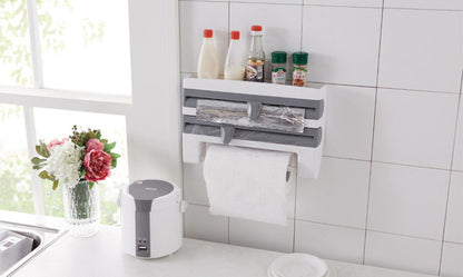 3 IN 1 Kitchen Roll Holder Dispenser
